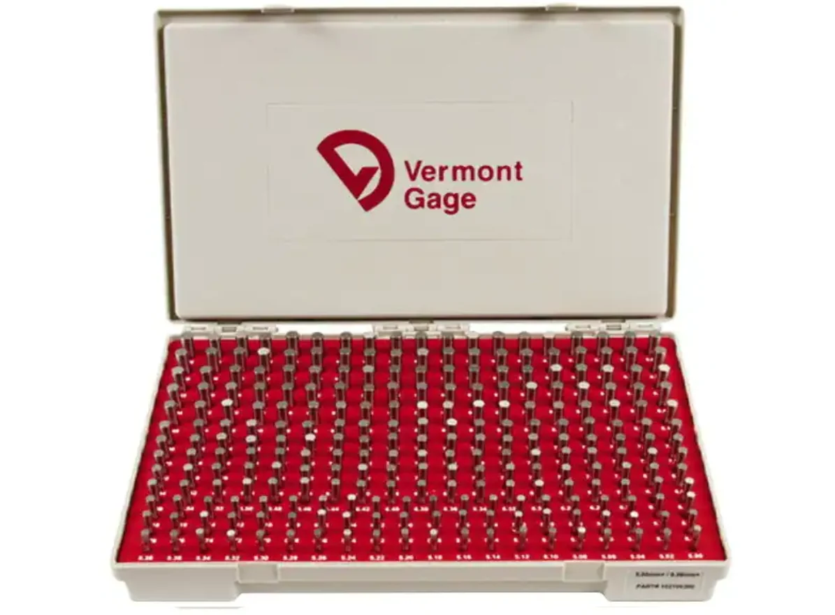 Vermont Pin Gage Set's Class ZZ Imperial, Tol: 0.0002" (Steel)